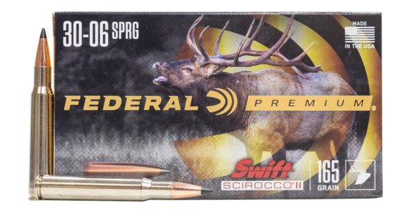 30-06 Springfield 165 gr Swift Scirocco II 20/Box