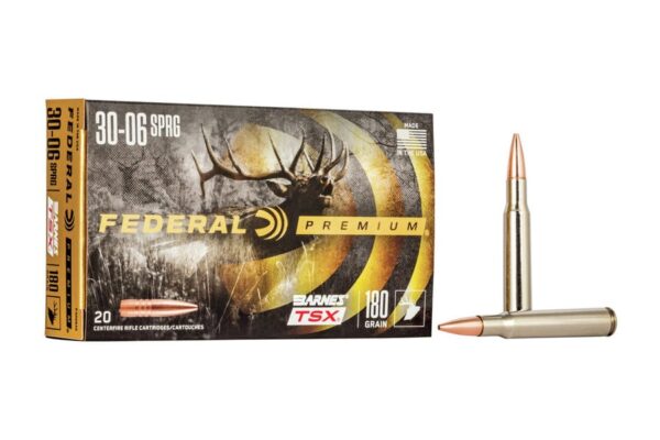 30-06 Springfield 180 gr Barnes TSX Hollow Point 20/Box