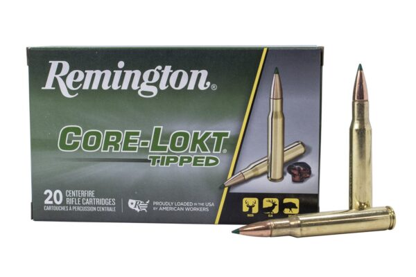 30-06 Springfield 180 gr Core-Lokt Tipped 20/Box