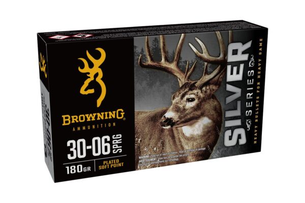 30-06 Springfield 180 gr Plated Soft Point Silver Series 20/Box