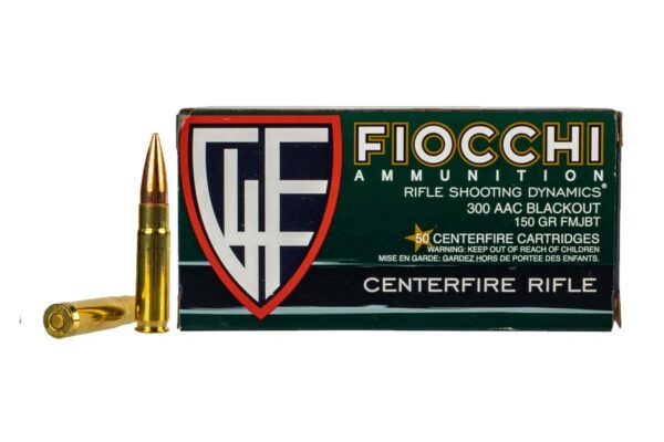 300 AAC Blackout 150 GR FMJ Boat Tail 50/Box