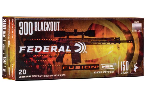 300 Blackout 150 Gr Fusion MSR Soft Point 20/Box