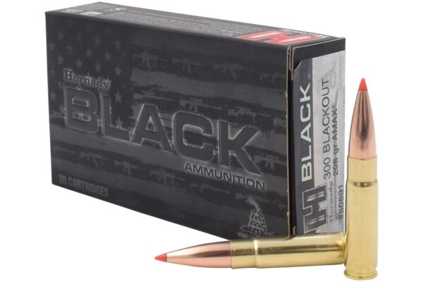 300 Blackout 208 gr A-MAX Black (Subsonic) 20/Box