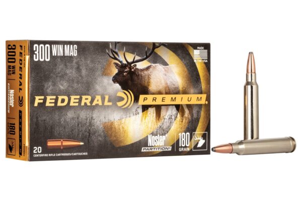 300 Win Mag 180 gr Nosler Partition Premium 20/Box