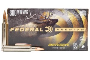 300 WIN MAG 185 gr Berger Hybrid Hunter 20/Box