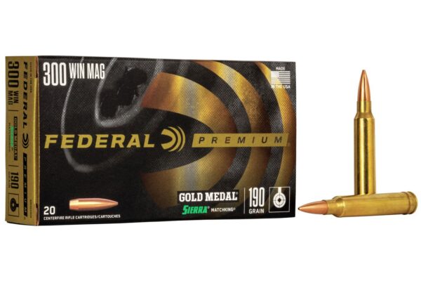 300 WIN MAG 190 gr Sierra MatchKing BTHP 20/Box