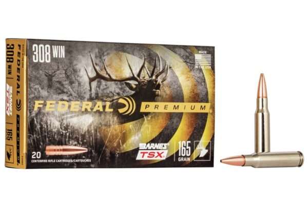308 WIN 165 gr Barnes TSX Hollow Point 20/Box