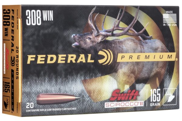 308 Win 165 Gr Swift Scirocco II 20/Box