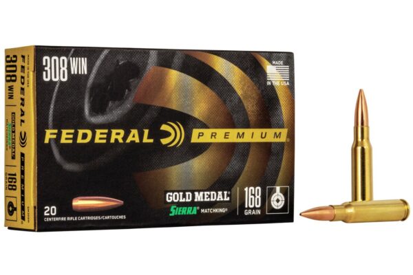 308 Win 168 gr Sierra MatchKing BTHP 20/Box