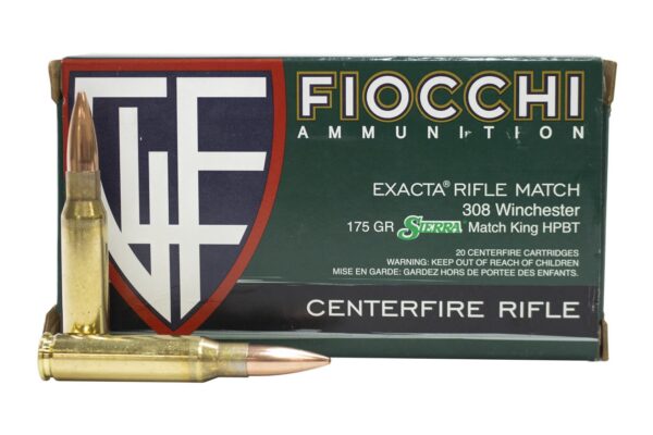 308 Win 175 gr HPBT Sierra Match King Exacta Rifle Match 20/Box