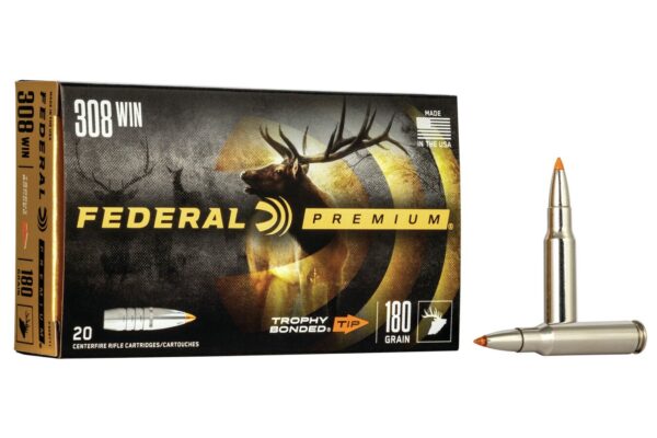 308 Win. 180 gr Trophy Bonded Tip Vital-Shok 20/Box