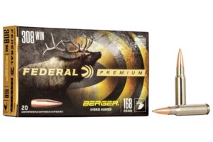 308 Winchester 168 gr Berger Hybrid Hunter 20/Box