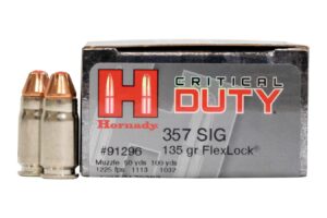 357 Sig 135 gr FlexLock Critical Duty 20/Box