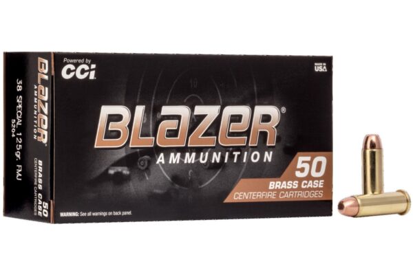38 Special 125 Gr FMJ Blazer Brass 50/Box