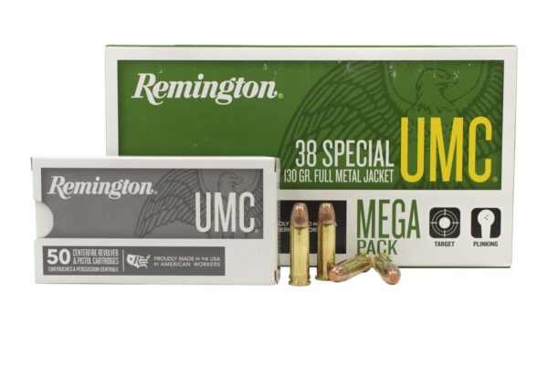 38 Special 130 gr FMJ UMC 250 Round Mega Pack