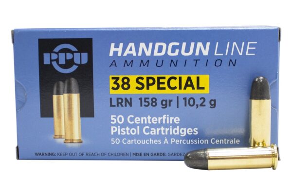 38 Special 158 gr LRN 50/Box