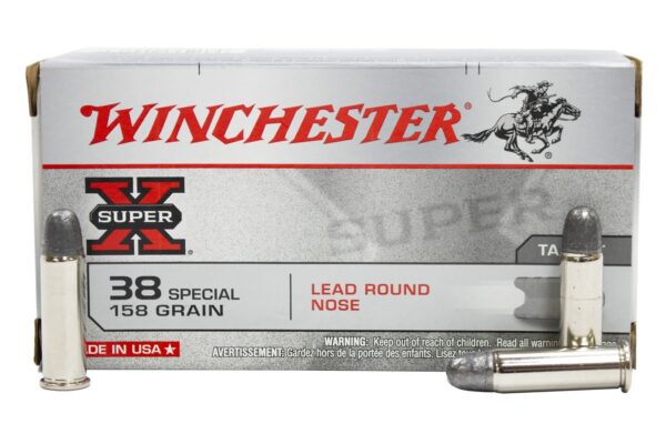 38 Special 158 gr LRN Super-X Target 50/Box