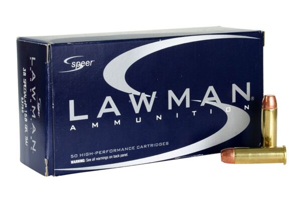 38 Special 158 gr TMJ Lawman 50/Box