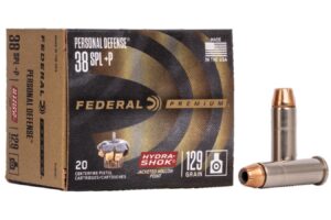 38 Special +P 129 gr Hydra-Shok JHP Personal Defense 20/Box