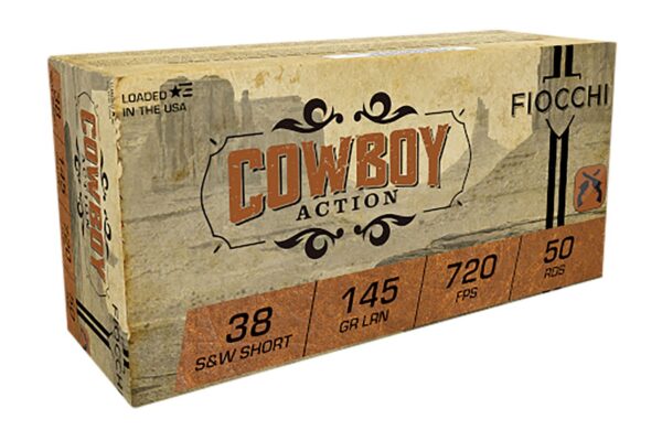 38 SW Short 145 gr Lead Round Nose Cowboy Action 50/Box