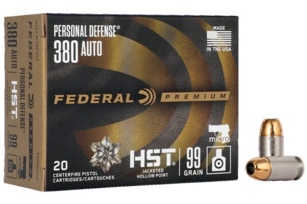380 ACP 99 gr HST JHP Personal Defense 20/Box