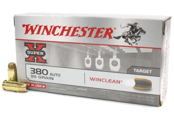 380 Auto 95 gr BEB Winclean Super X 50/Box
