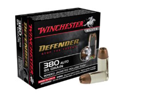 380 Auto 95 Gr Bonded Jacketed Hollow Point Defender 20/Box