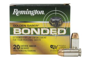 40 S&W 165 gr BBJHP Golden Saber 20/Box