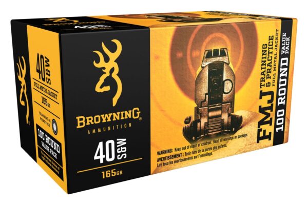 40 S&W 165 gr FMJ Value Pack 100/Box