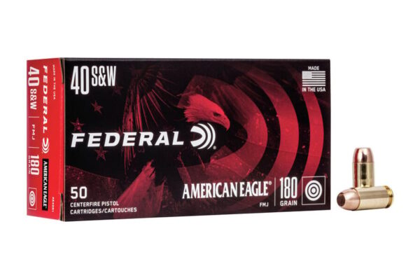 40 S&W 180 gr FMJ 50/Box