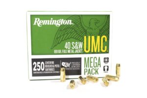 40 S&W 180 Gr FMJ UMC Mega Pack 250/Box