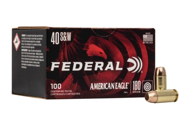 40 S&W 180 gr Full Metal Jacket American Eagle Value Pack 100/Box