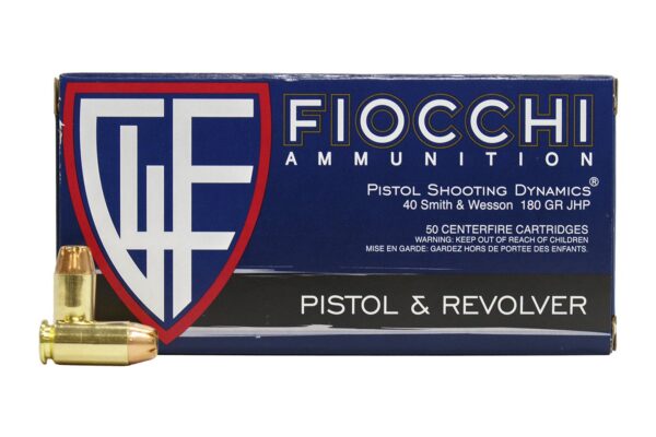 40 S&W 180 gr JHP Shooting Dynamics 50/Box