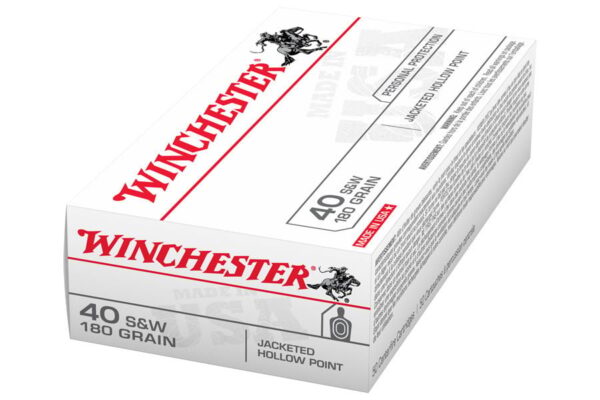 40 S&W 180 gr JHP USA 50/Box