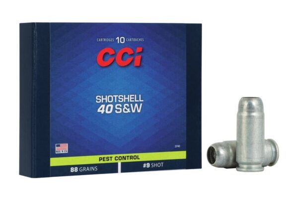 40 S&W 88 gr #9 Aluminum Shotshell 10/Box
