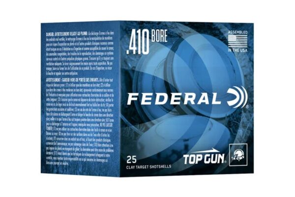 410 Bore 2 1/2 in 7.5 Shot Lead Shotshell Top Gun 25/Box
