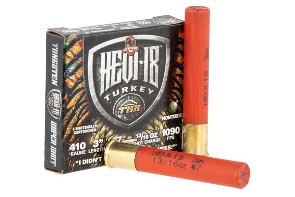 410 Bore 3 in 13/16oz 7 Shot Tungsten HEVI-18 Turkey TSS 5/Box