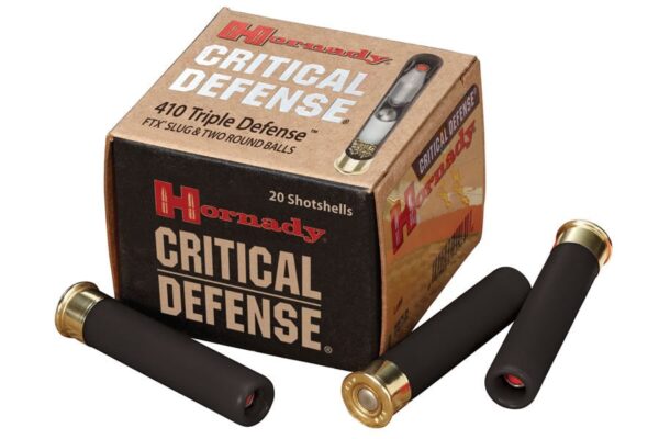 410 Critical Defense 2 1/2 Inch FTX Slug and Two Round Balls (Triple Defense) 20/Box