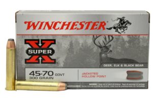 45-70 Govt 300 gr Jacketed Hollow Point JHP Super X 20/Box