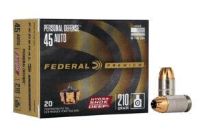 45 ACP 210 gr JHP Hydra-Shok Deep 20/Box