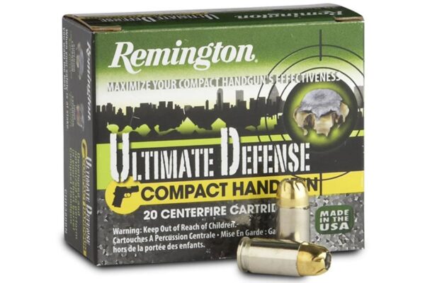 45 ACP 230 gr BJHP Ultimate Defense Compact Handgun 20/Box