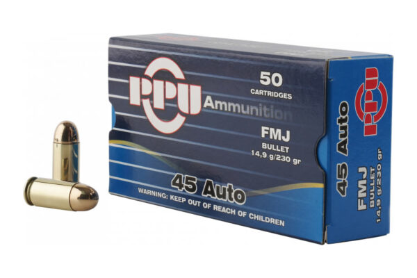 45 ACP 230 gr FMJ 50/Box