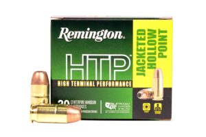 45 Auto 185 gr JHP HTP 20/Box
