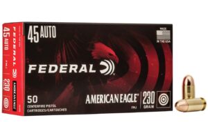 45 Auto 230 gr FMJ American Eagle 50/Box