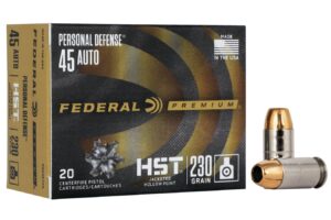 45 Auto 230 gr HST JHP Personal Defense 20/Box