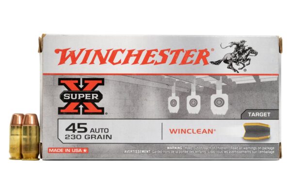 45 Auto 230 gr Winclean BEB Super-X 50/Box