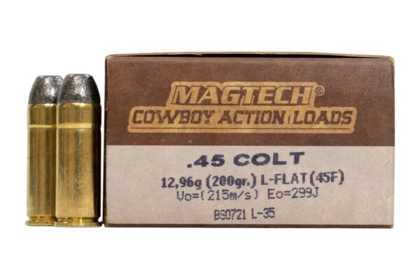 45 Colt 200 gr Lead Flat Nose Cowboy Action 50/Box