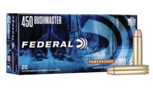 450 Bushmaster 300 gr Jacketed Hollow Point Power-Shok 20/Box