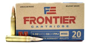 5.56 NATO 55 gr FMJ (M193) Frontier 20/Box