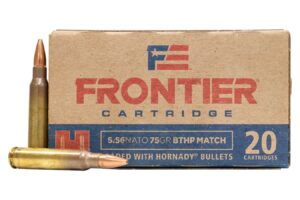 5.56 NATO 75 gr BTHP Match Frontier 20/Box